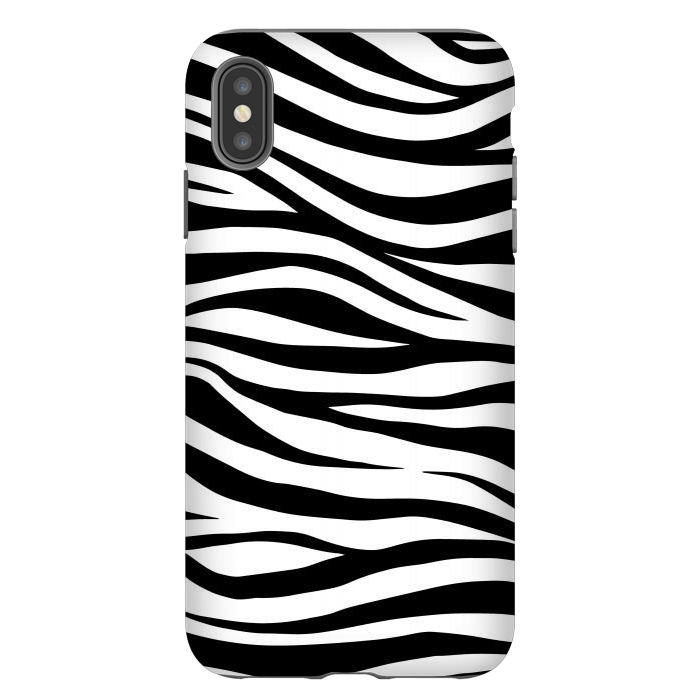 iPhone Xs Max StrongFit Zebra Print by ArtsCase