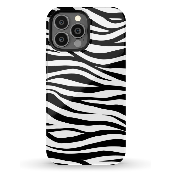 iPhone 13 Pro Max StrongFit Zebra Print by ArtsCase