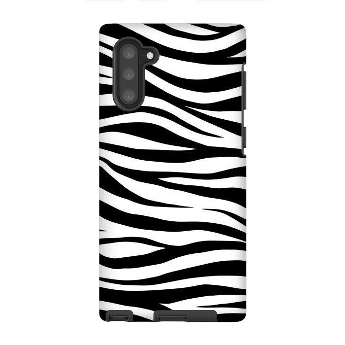 Galaxy Note 10 StrongFit Zebra Print by ArtsCase