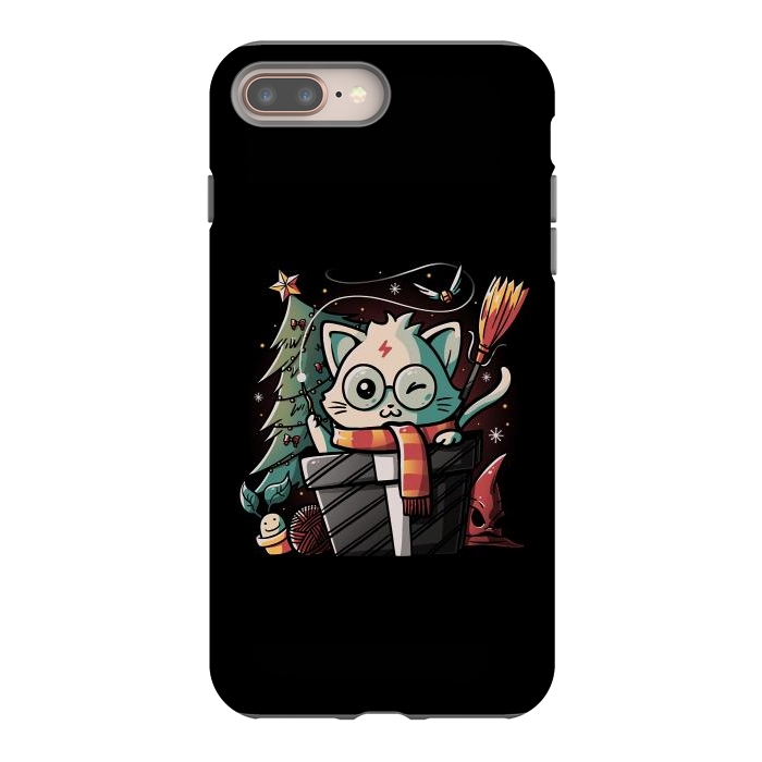 iPhone 7 plus StrongFit Meowgical Gift by eduely