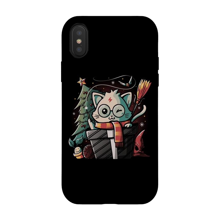iPhone Xs / X StrongFit Meowgical Gift by eduely