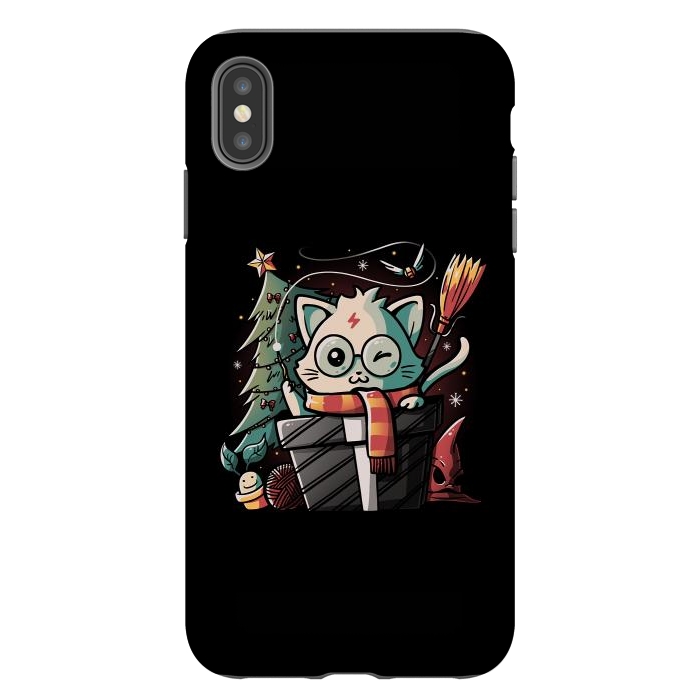 iPhone Xs Max StrongFit Meowgical Gift by eduely