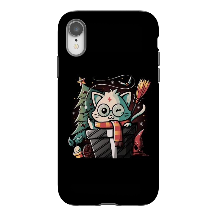 iPhone Xr StrongFit Meowgical Gift by eduely