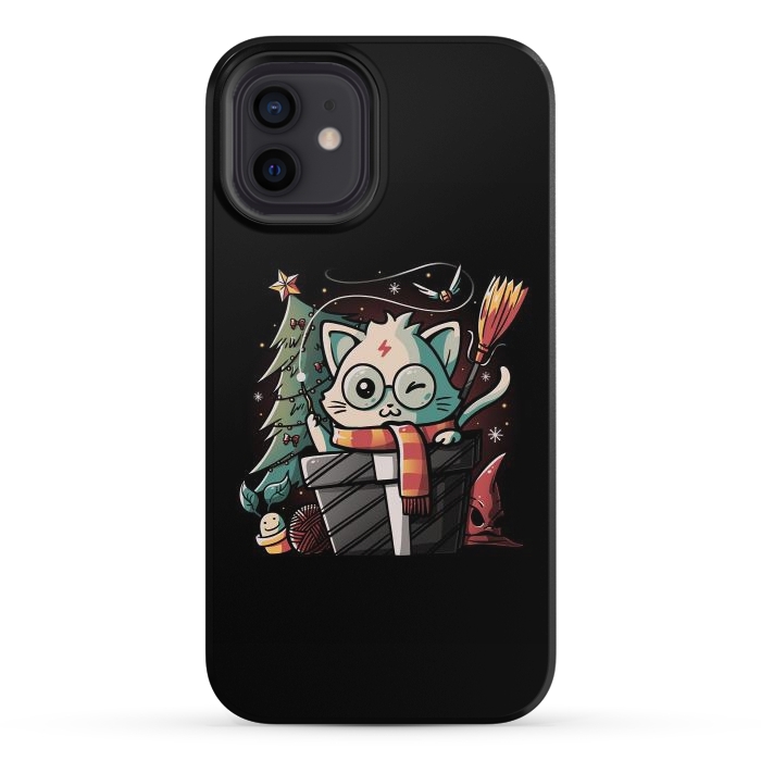 iPhone 12 StrongFit Meowgical Gift by eduely