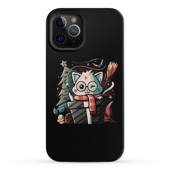 iPhone 12 Pro StrongFit Meowgical Gift by eduely