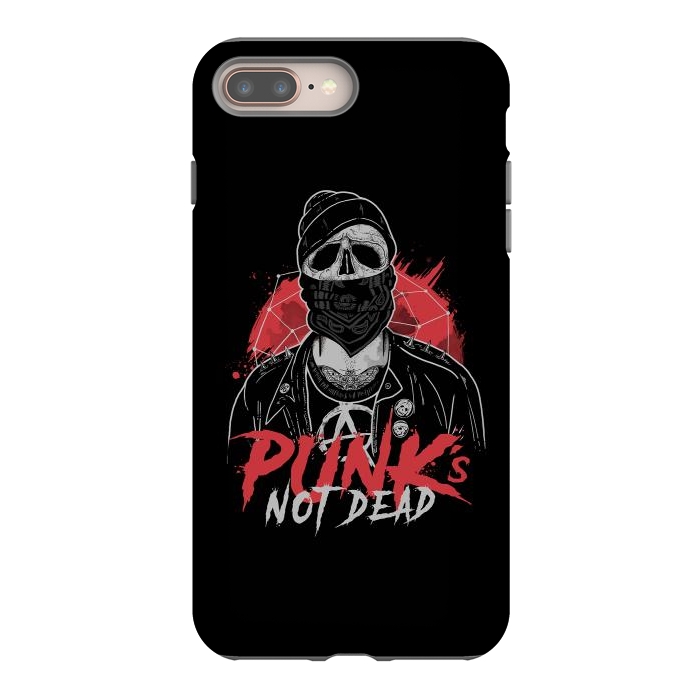 iPhone 8 plus StrongFit Punk’s Not Dead by eduely
