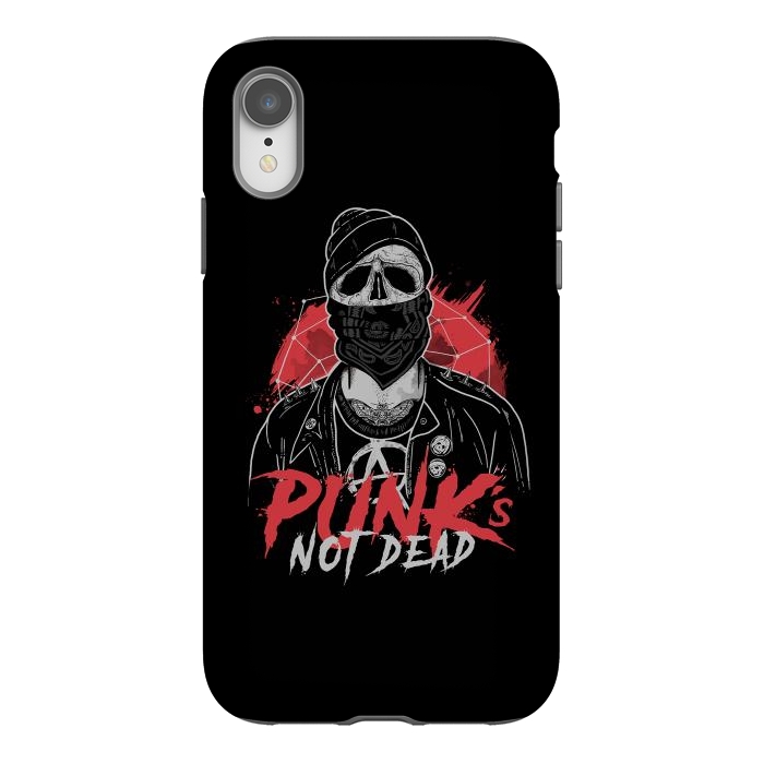 iPhone Xr StrongFit Punk’s Not Dead by eduely