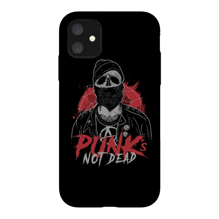 iPhone 11 StrongFit Punk’s Not Dead by eduely