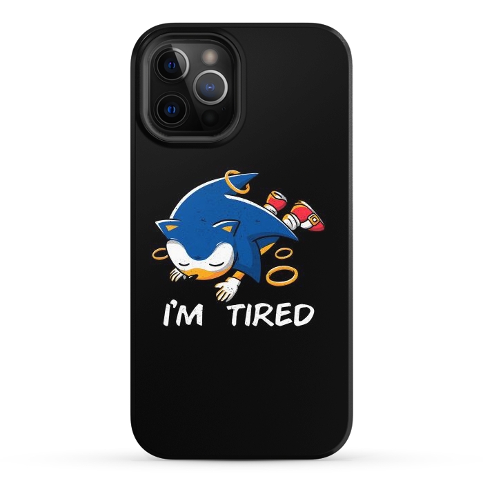 iPhone 12 Pro StrongFit Sonic Tired  by eduely