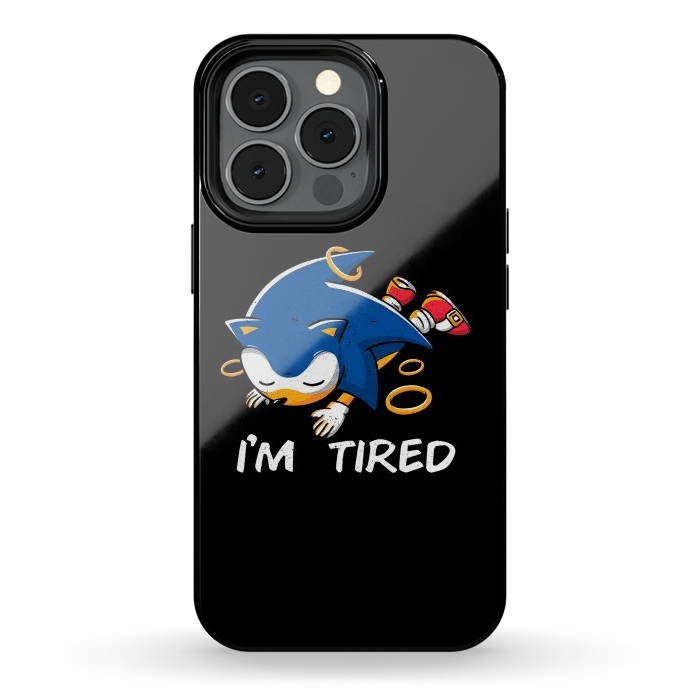 iPhone 13 pro StrongFit Sonic Tired  by eduely