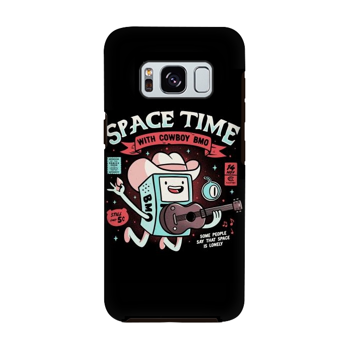 Galaxy S8 StrongFit Space Time Cool Robot Cowboy Gift by eduely