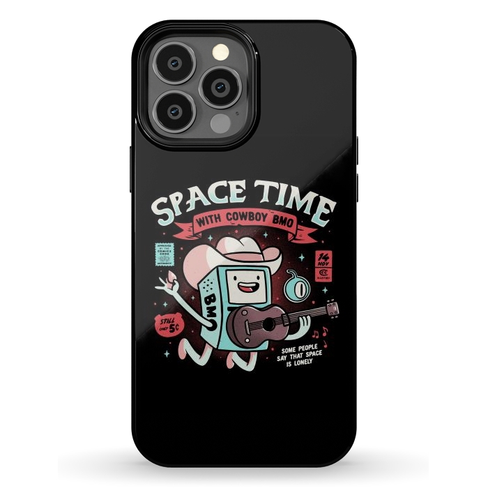 iPhone 13 Pro Max StrongFit Space Time Cool Robot Cowboy Gift by eduely
