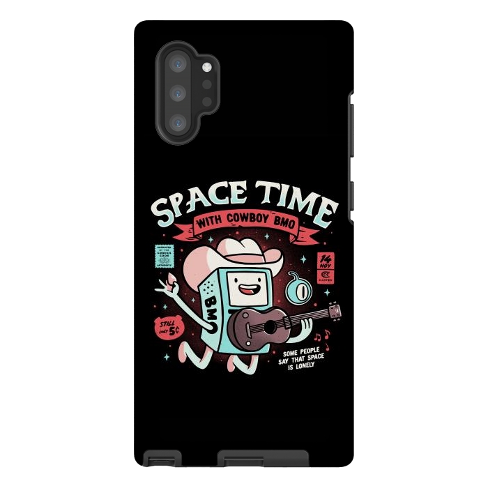 Galaxy Note 10 plus StrongFit Space Time Cool Robot Cowboy Gift by eduely