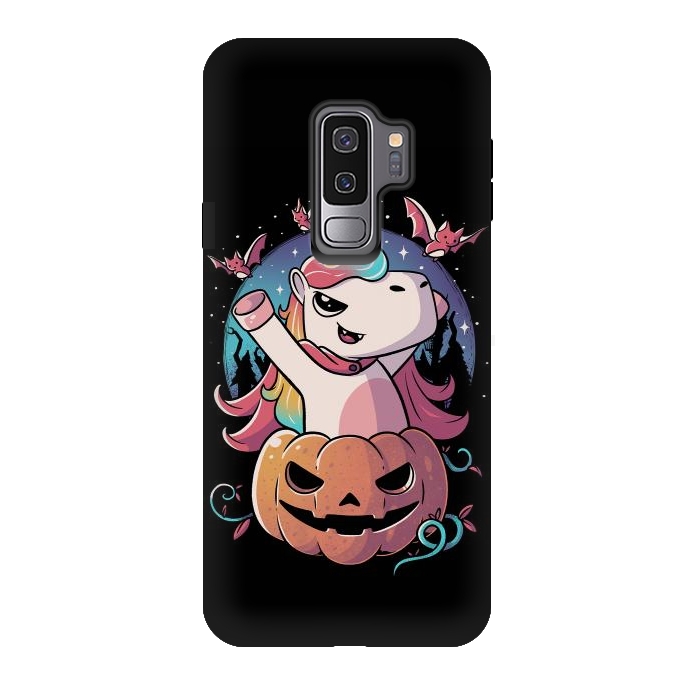 Galaxy S9 plus StrongFit Spooky Unicorn Funny Cute Magic Halloween by eduely