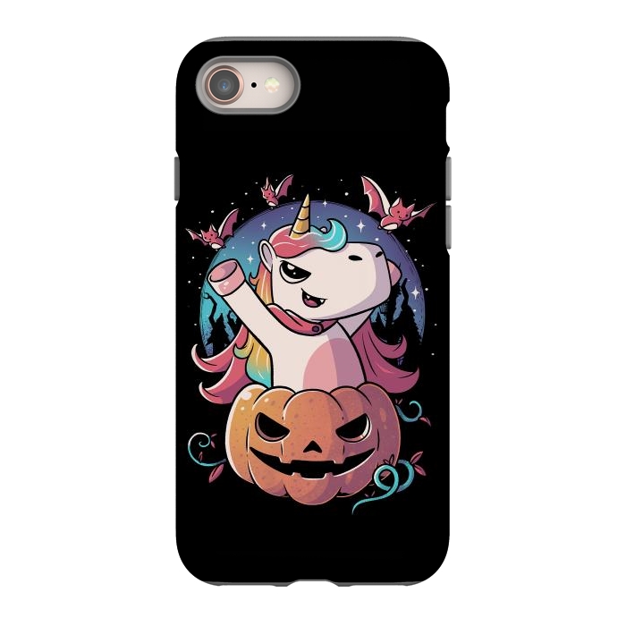 iPhone SE StrongFit Spooky Unicorn Funny Cute Magic Halloween by eduely