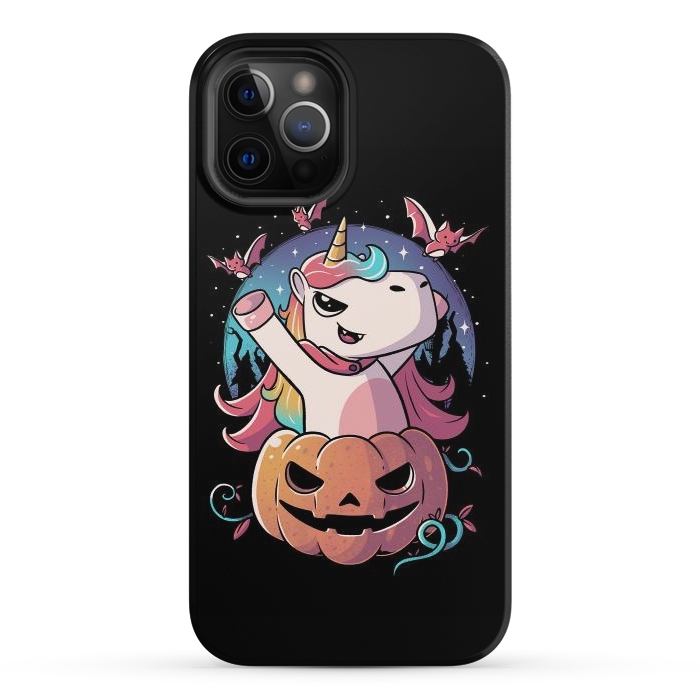 iPhone 12 Pro StrongFit Spooky Unicorn Funny Cute Magic Halloween by eduely