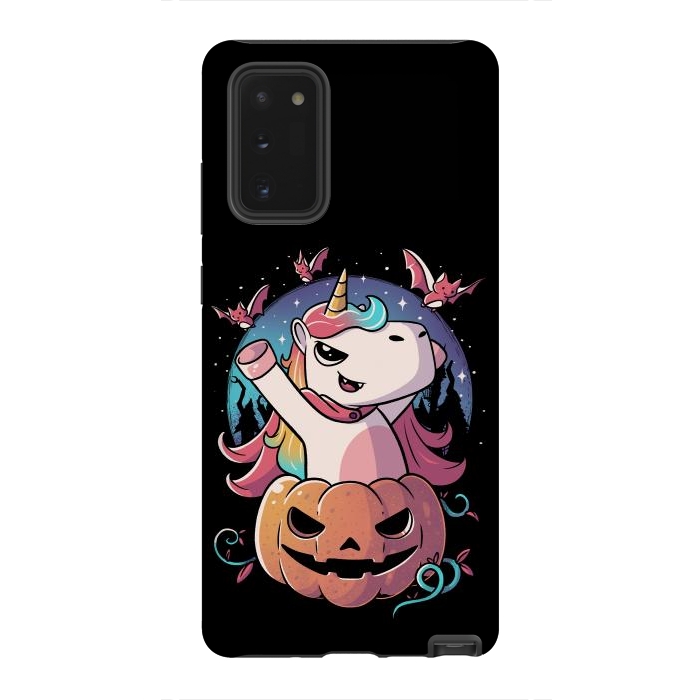 Galaxy Note 20 StrongFit Spooky Unicorn Funny Cute Magic Halloween by eduely