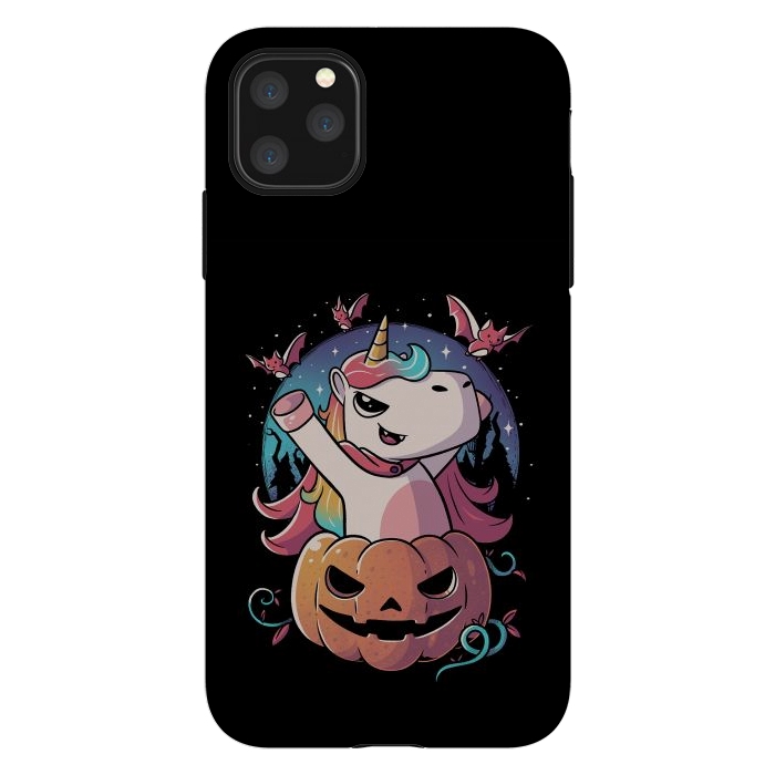 iPhone 11 Pro Max StrongFit Spooky Unicorn Funny Cute Magic Halloween by eduely