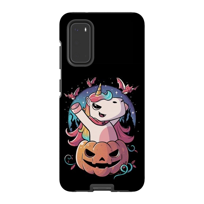 Galaxy S20 StrongFit Spooky Unicorn Funny Cute Magic Halloween by eduely