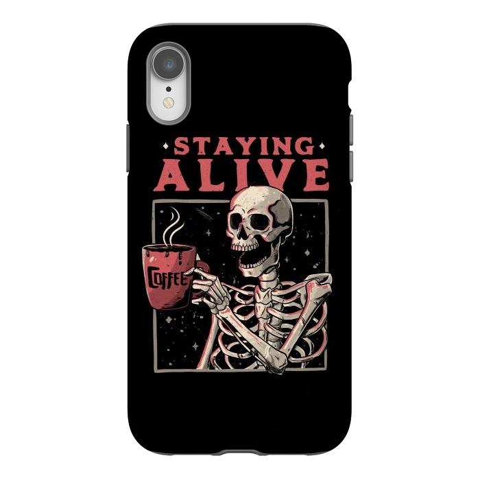 iPhone Xr StrongFit Stayling Alive by eduely