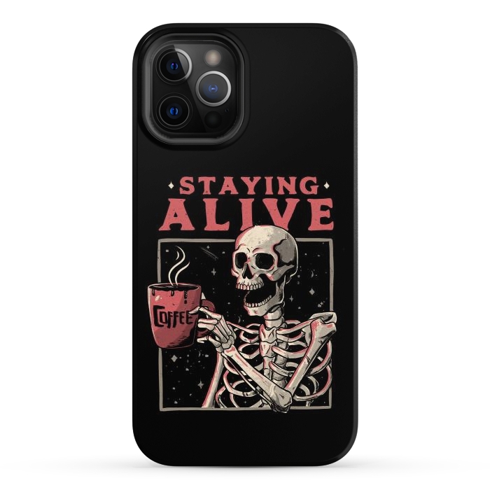 iPhone 12 Pro Max StrongFit Stayling Alive by eduely