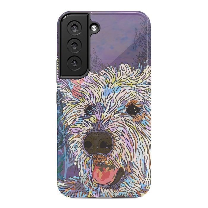 Galaxy S22 StrongFit West Highland Terrier (Westie) by Lotti Brown