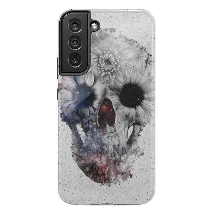 Galaxy S22 plus StrongFit Floral Skull 2 by Ali Gulec