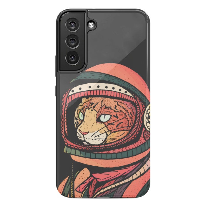Galaxy S22 plus StrongFit The ginger space cat by Steve Wade (Swade)