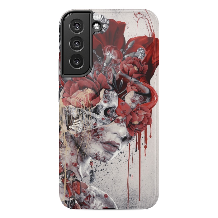 Galaxy S22 plus StrongFit Queen of Skulls by Riza Peker