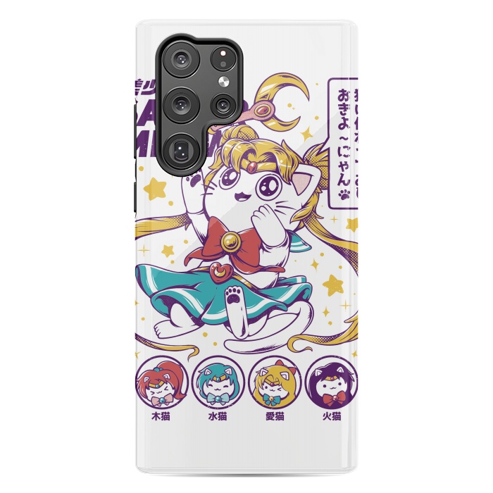 Galaxy S22 Ultra StrongFit Sailor Meow II by Ilustrata