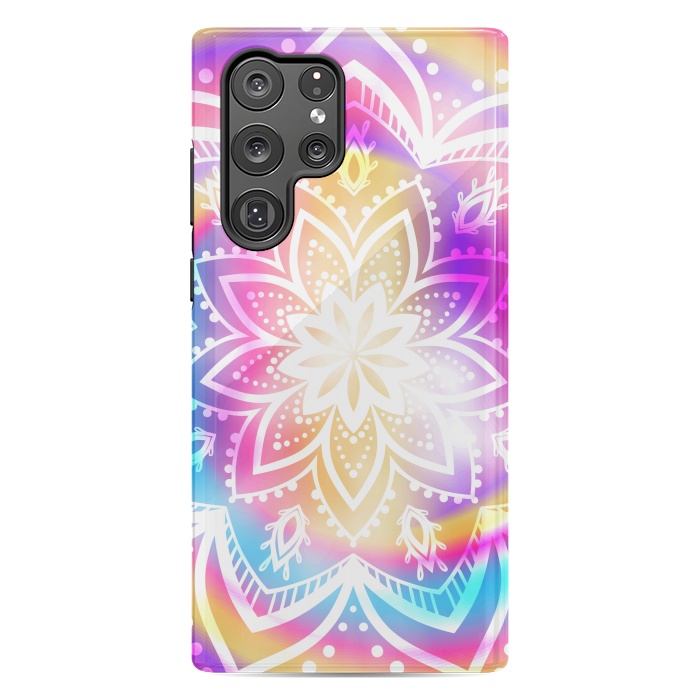 Galaxy S22 Ultra StrongFit Mandala with Hippie Style by ArtsCase