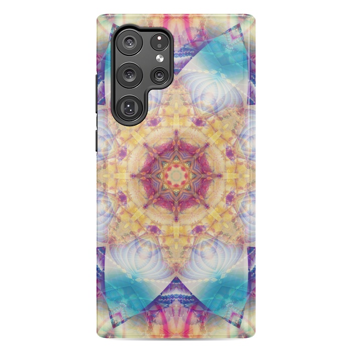 Galaxy S22 Ultra StrongFit multicolored Design Pattern by ArtsCase