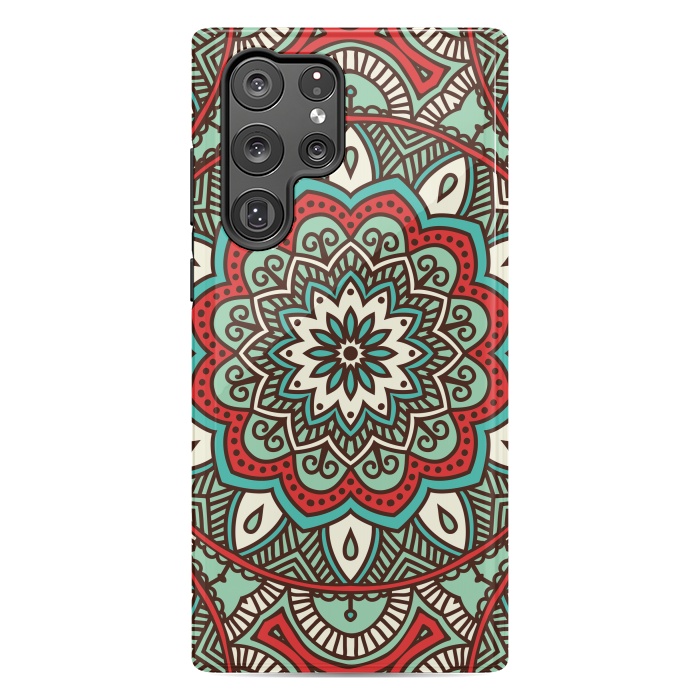 Galaxy S22 Ultra StrongFit Vintage Decorative Elements  with Mandalas by ArtsCase