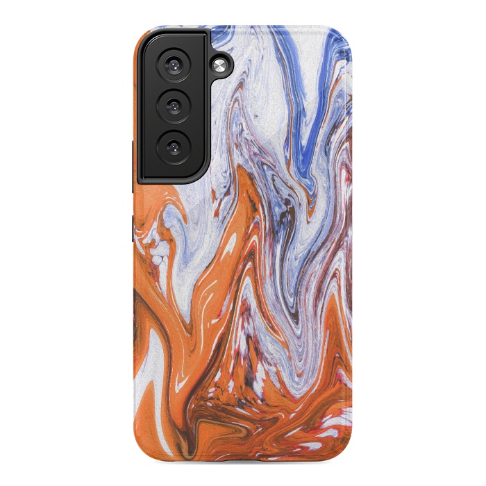 Galaxy S22 StrongFit Abstract Marble-III by Creativeaxle