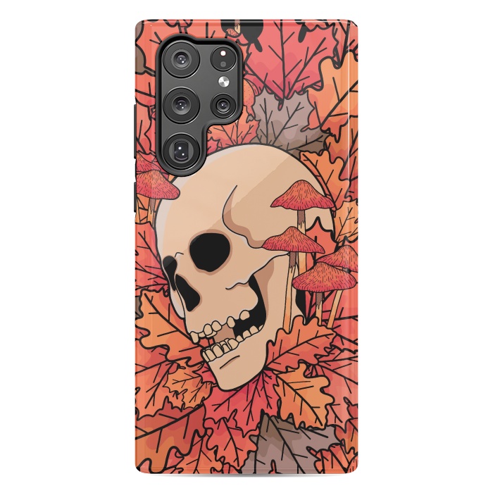 Galaxy S22 Ultra StrongFit The skull of autumn by Steve Wade (Swade)