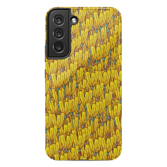 Galaxy S22 plus StrongFit Spring yellow flowers by Steve Wade (Swade)