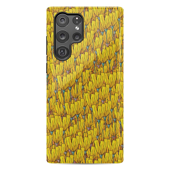Galaxy S22 Ultra StrongFit Spring yellow flowers by Steve Wade (Swade)