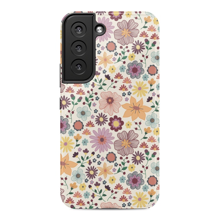 Galaxy S22 StrongFit Wild Bloom by TracyLucy Designs