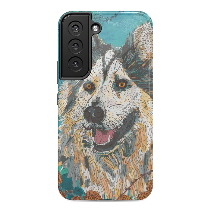 Galaxy S22 StrongFit Husky by Lotti Brown
