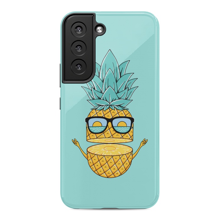 Galaxy S22 StrongFit Pineapple Sunglasses by Coffee Man