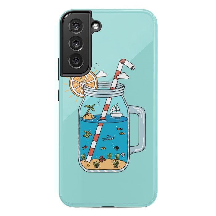 Galaxy S22 plus StrongFit Drink Landscape by Coffee Man