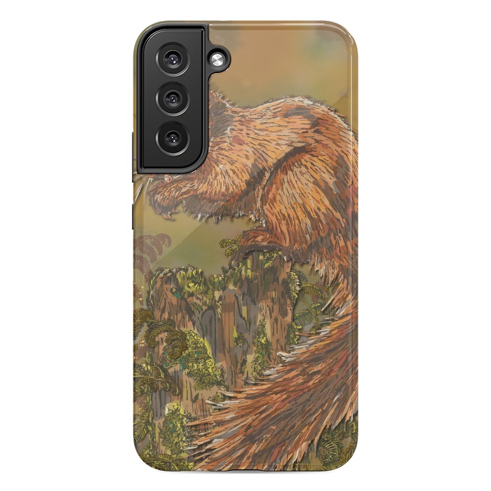 Galaxy S22 plus StrongFit September Squirrel by Lotti Brown