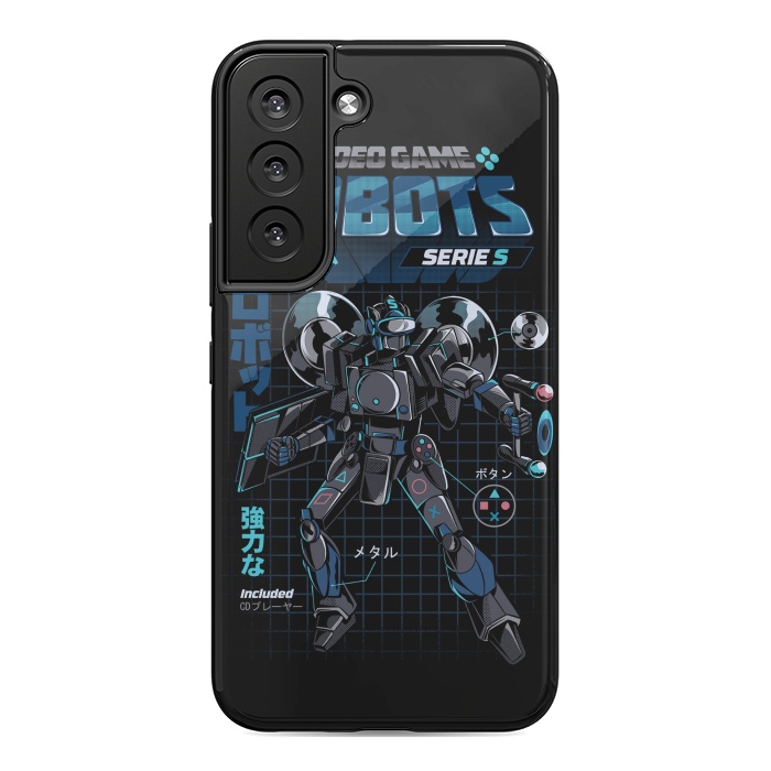 Galaxy S22 StrongFit Video Game Robot - Model S by Ilustrata
