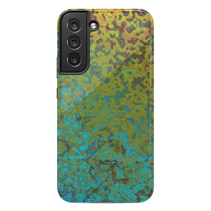 Galaxy S22 plus StrongFit Colorful Corroded Background G292 by Medusa GraphicArt