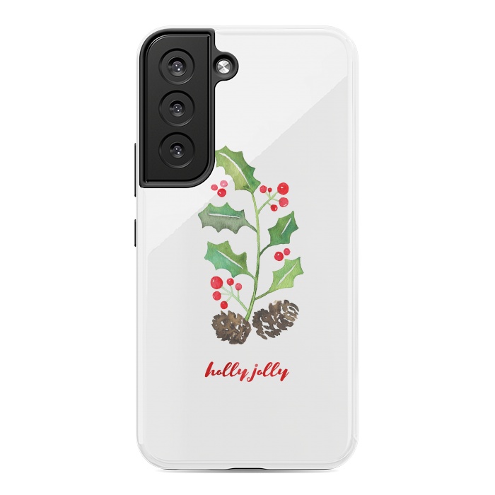 Galaxy S22 StrongFit Holly Jolly by Noonday Design