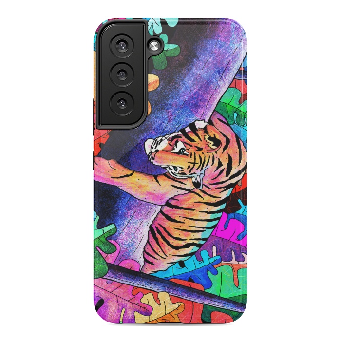 Galaxy S22 StrongFit The lazy tiger by Steve Wade (Swade)