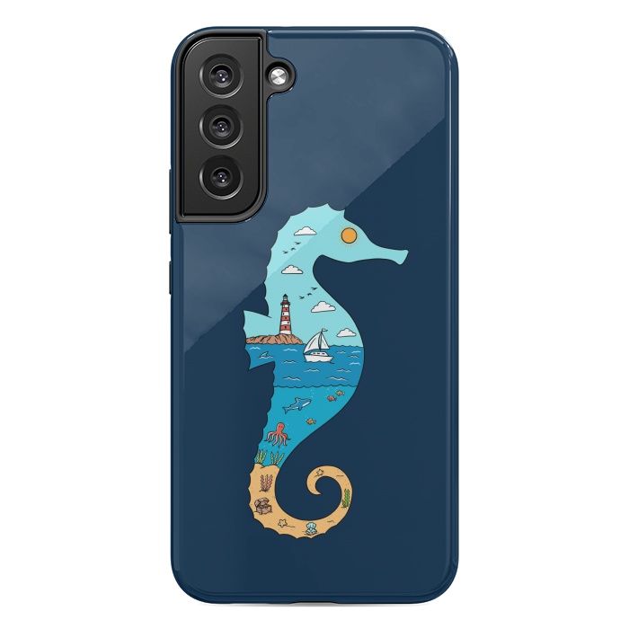 Galaxy S22 plus StrongFit SeahorseNature by Coffee Man