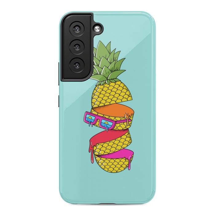 Galaxy S22 StrongFit Pineapple Colors by Coffee Man