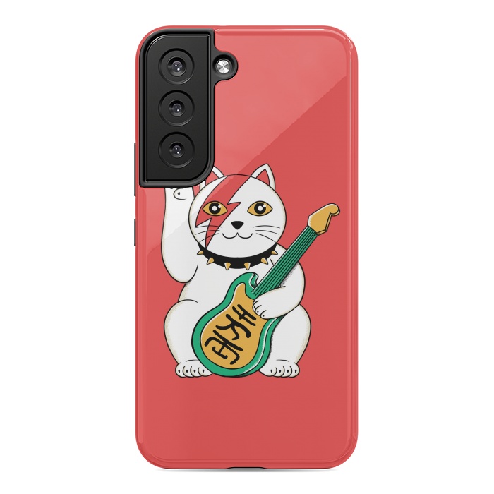 Galaxy S22 StrongFit Cat Lucky by Coffee Man