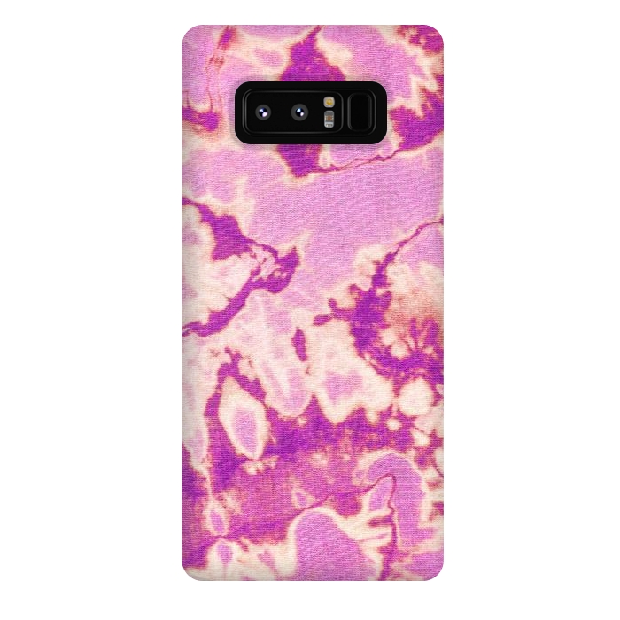 Galaxy Note 8 StrongFit Pink Ethnic Tie Dye by Uma Prabhakar Gokhale